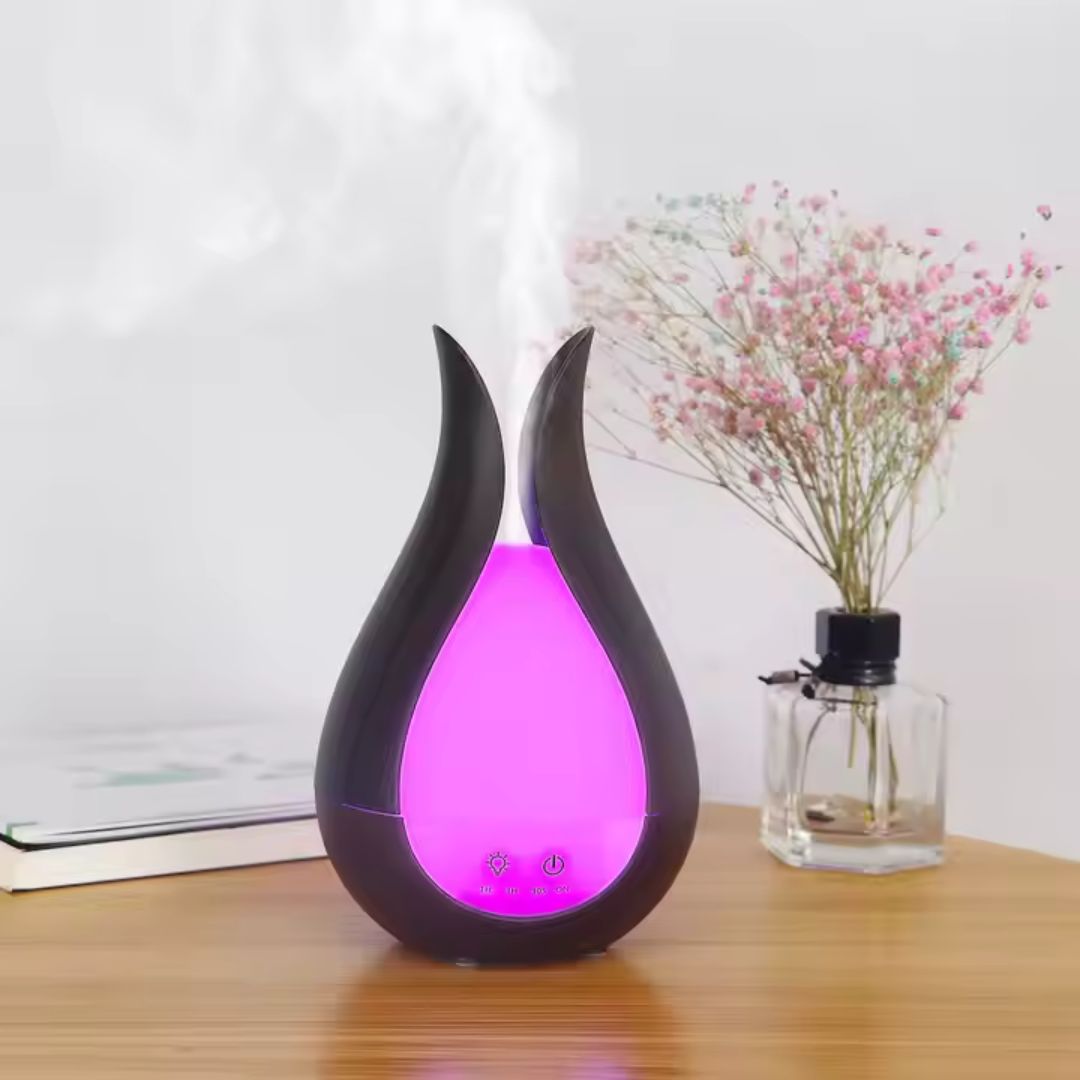 Humificador De Aroma Gota 7 Luces Led