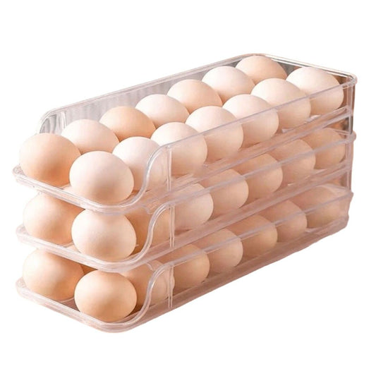 Dispensador y Organizador De Huevos 3 Niveles X42