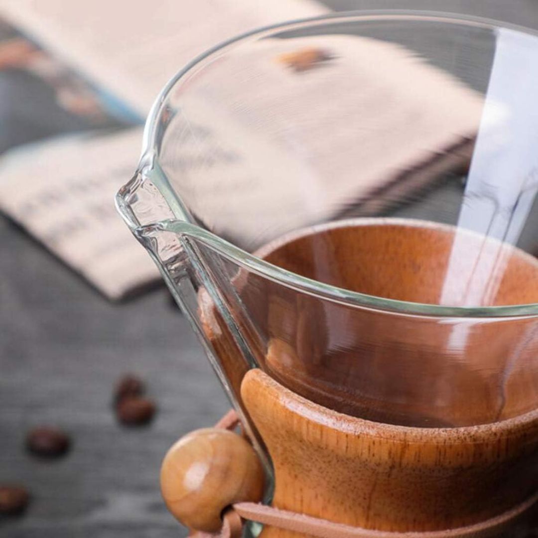 Método Chemex Para Filtrado De Café Con Madera 600ml