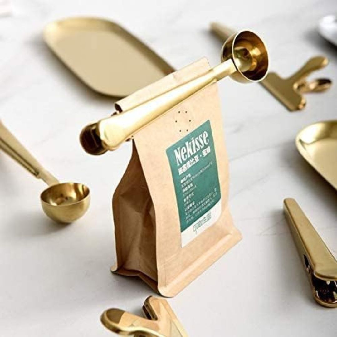 Cuchara Dosificadora Para Café Con Clip