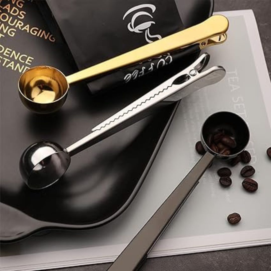 Cuchara Dosificadora Para Café Con Clip