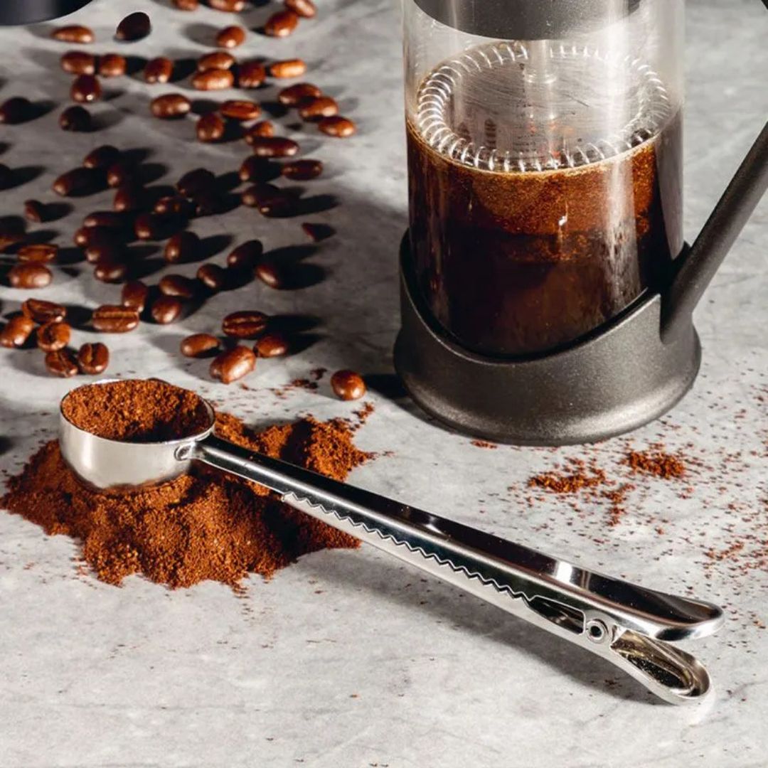 Cuchara Dosificadora Para Café Con Clip