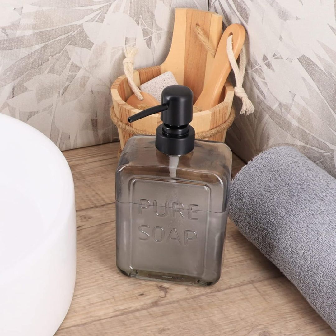 Dispensador De Jabón En Vidrio 550 ml