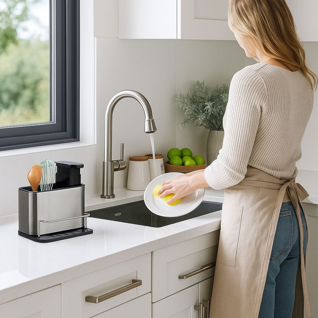 Dispensador De Jabón De cocina 3 En 1