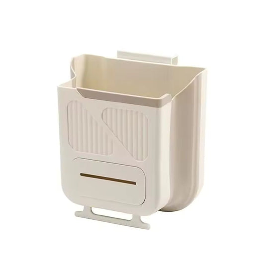 Basurero Plegable Colgante Con Dispensador De Bolsas