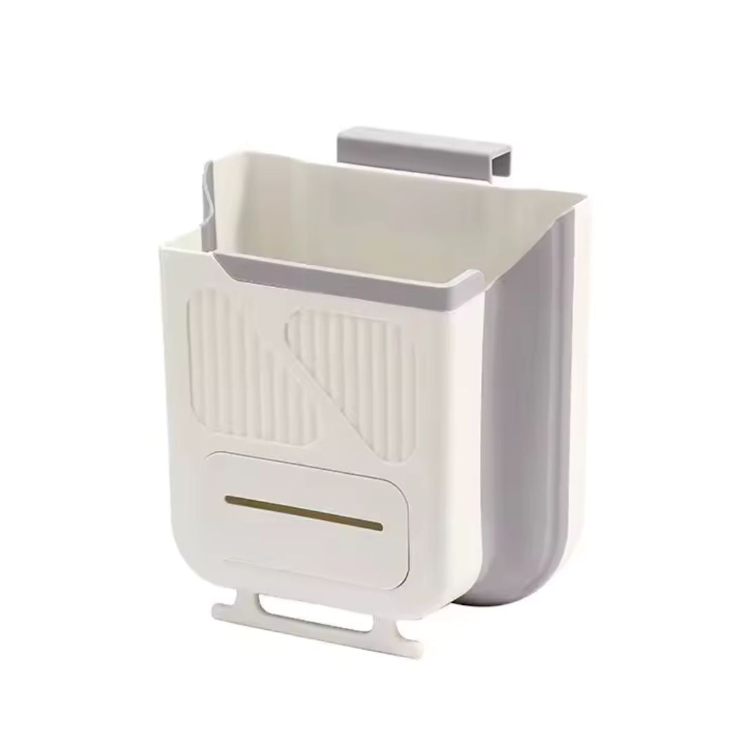 Basurero Plegable Colgante Con Dispensador De Bolsas