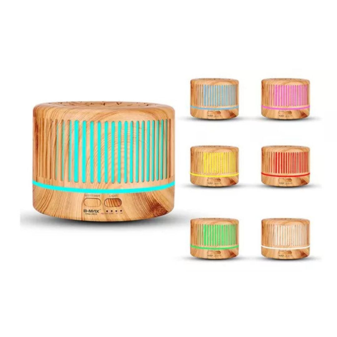 Humificador De Aroma Noche 7 Luces Led