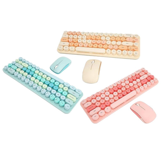 Set Teclado Retro Con Mouse