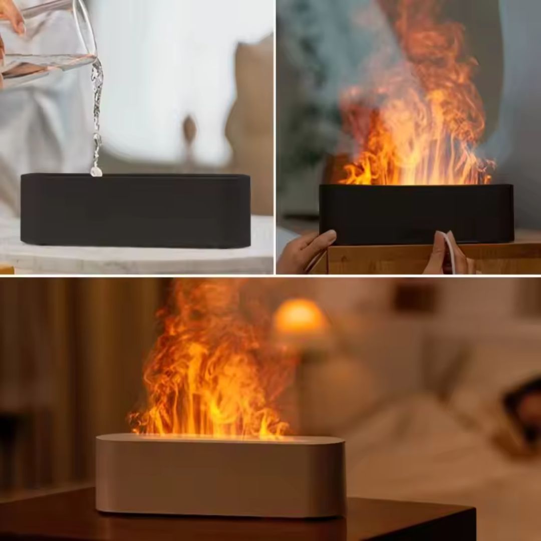 Humificador De Aroma Efecto Fuego