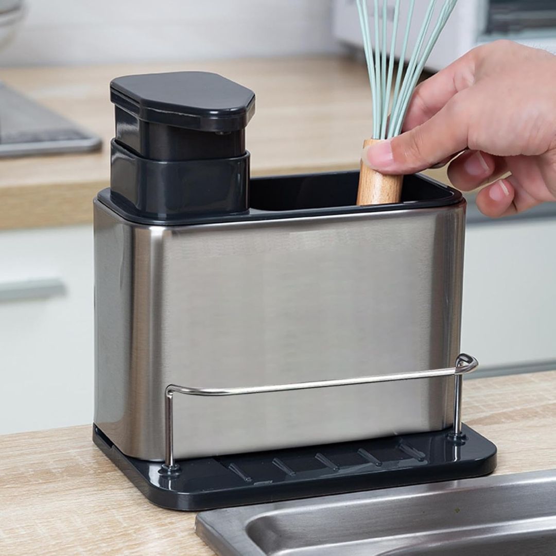 Dispensador De Jabón De cocina 3 En 1