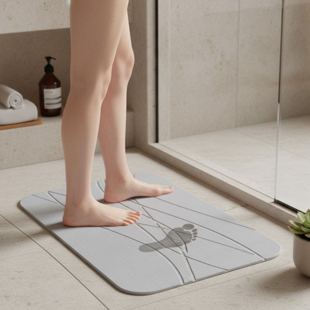 Tapete De Baño De Piedra Diatomita