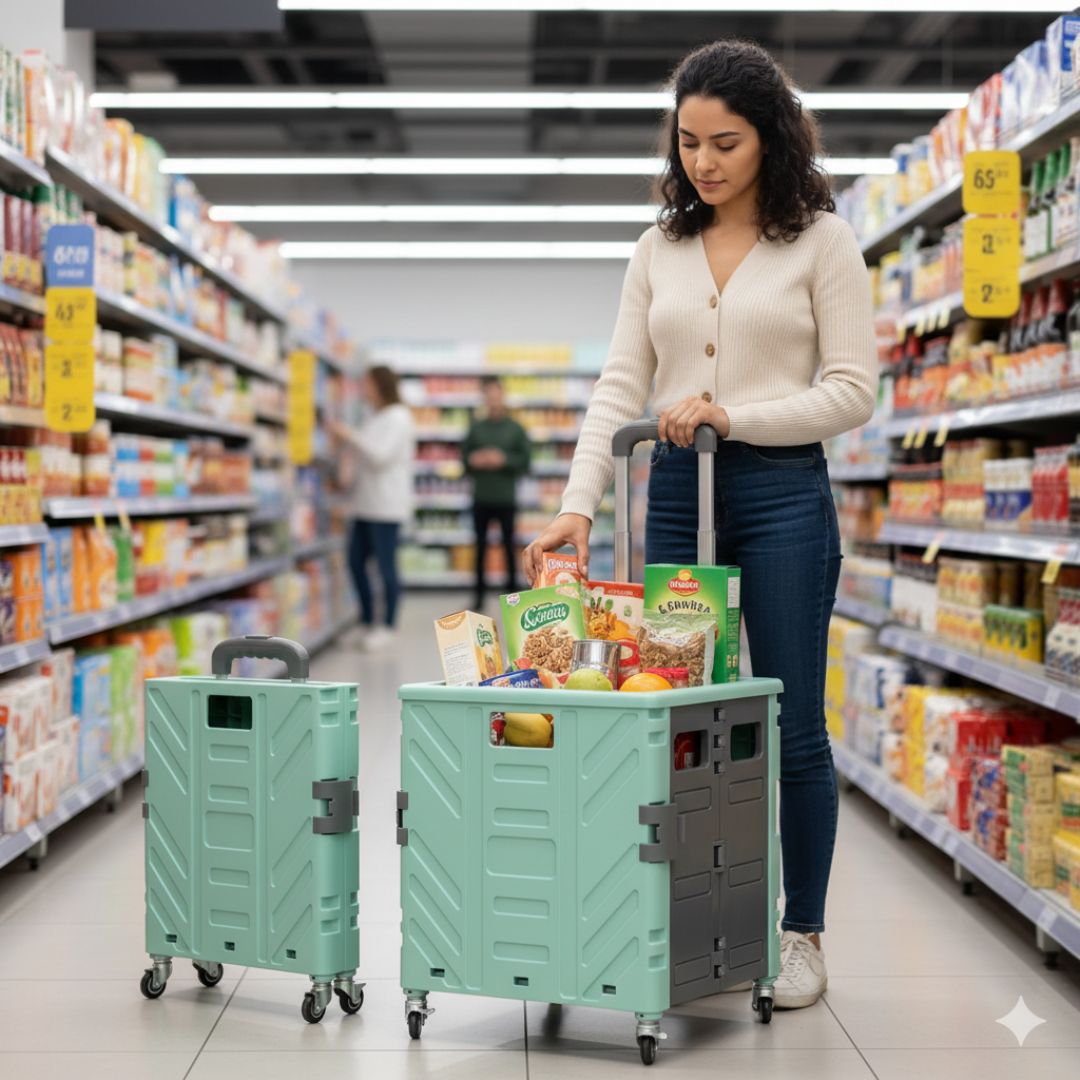 Carrito De Compras Plegable