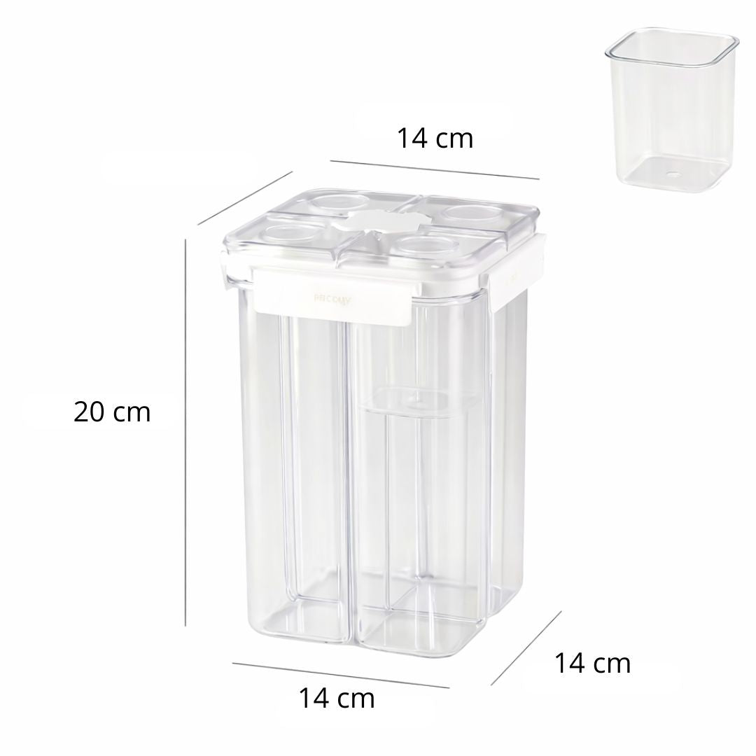 Organizador Hermético 4 Compartimientos