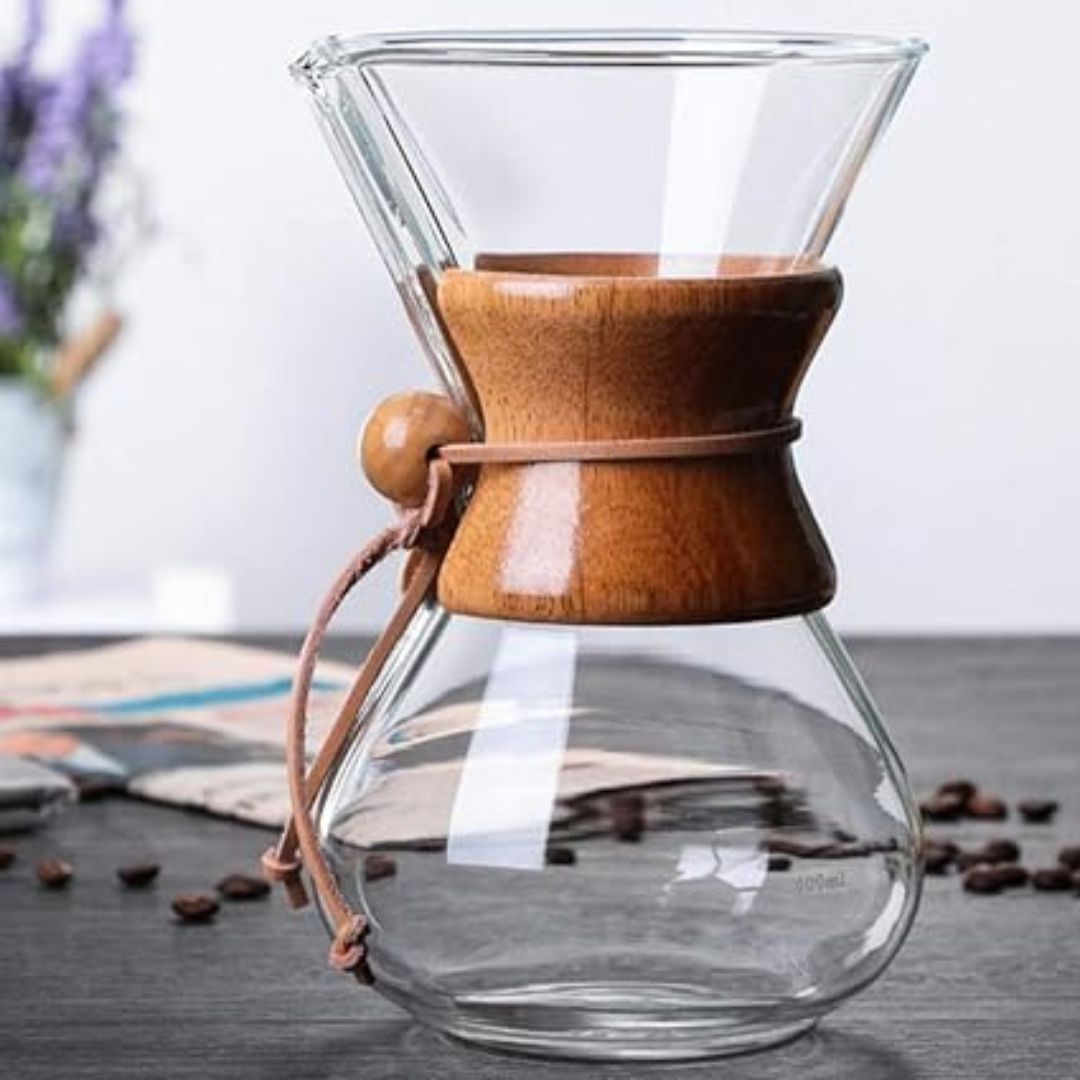 Método Chemex Para Filtrado De Café Con Madera 600ml