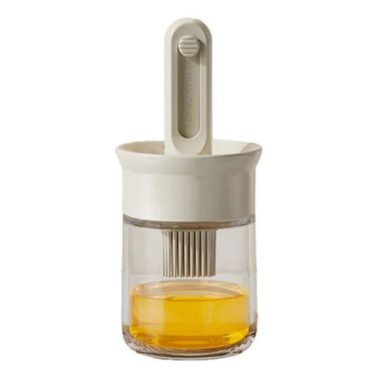 Dispensador De Aceite Ajustable Con Brocha