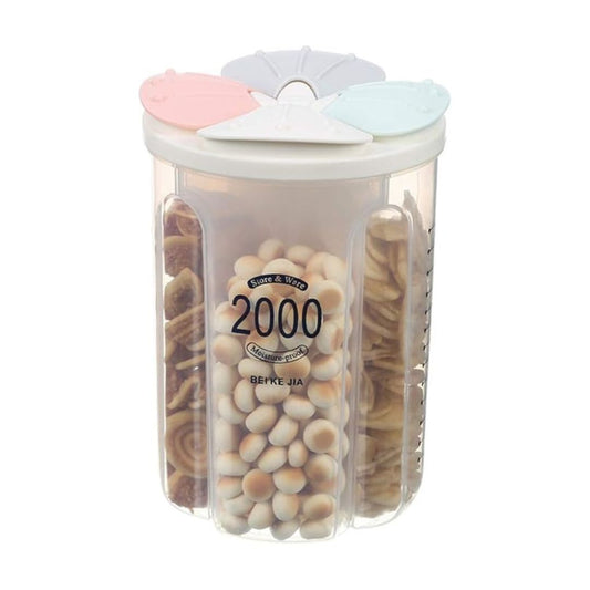 Dispensador De Alimentos Con 4 Compartimientos