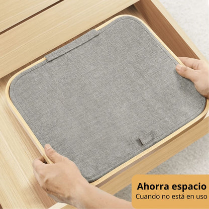 Cesta Plegable Para Lavandería Con Tapa