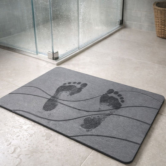 Tapete De Piedra Diatomita Para Baño