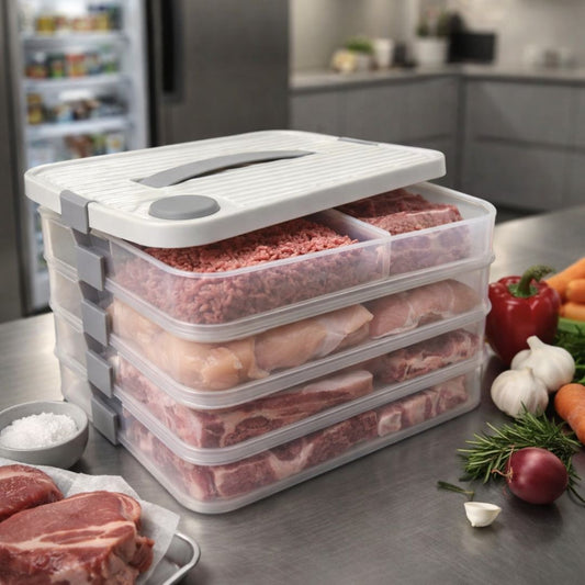 Organizador Apilable Para Nevera 4 en 1