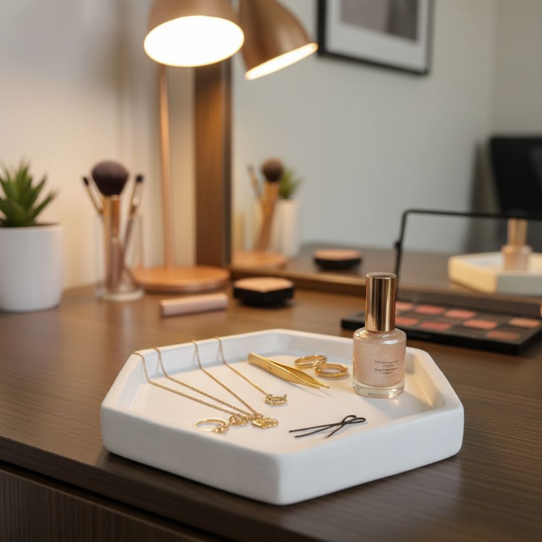 Bandeja Decorativa Hexagonal