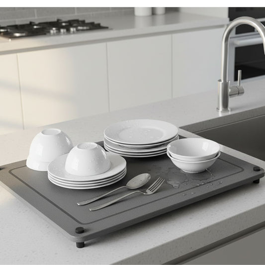 Tapete Escurridor De Piedra Diatomita Para Cocina