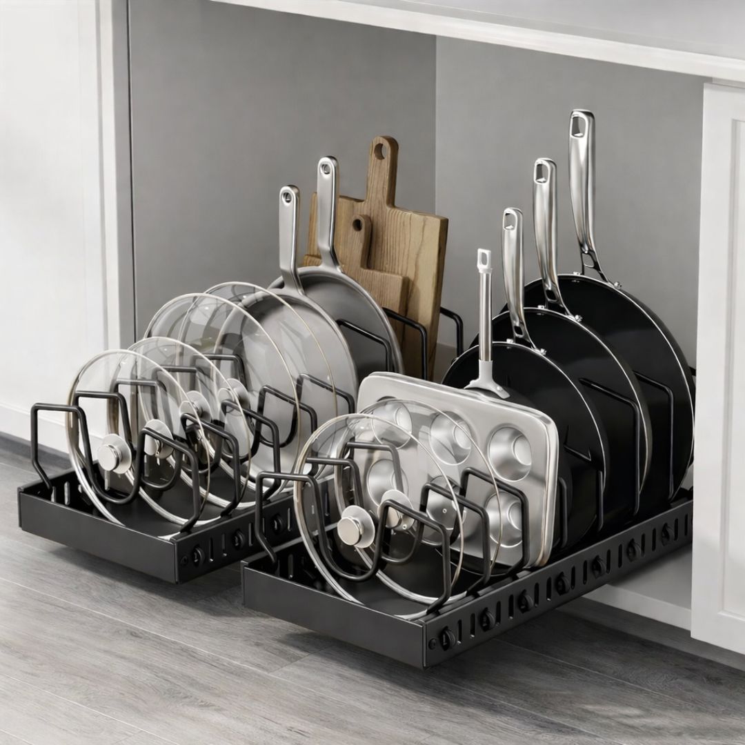 Organizador Extraíble Para Ollas y Sartenes